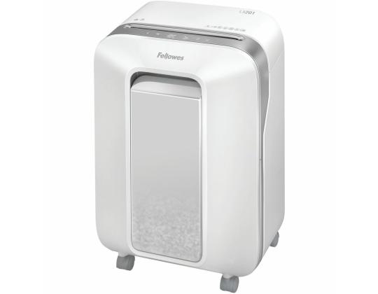 Paperisilppuri FELLOWES LX201 Micro-Cut 12 arkkia valkoinen runko (mikropalat)