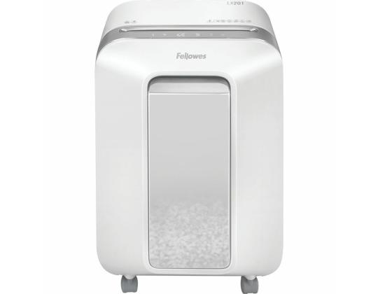 Paperisilppuri FELLOWES LX201 Micro-Cut 12 arkkia valkoinen runko (mikropalat)