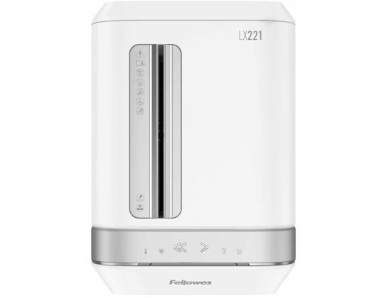Paperisilppuri FELLOWES LX221 20 arkkia valkoinen runko (mikropalat)