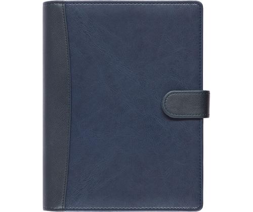 Time-Master kalenteri Manager A5 (70mm) PÄIVÄ, keinonahka (MUSTA) 00701/40158