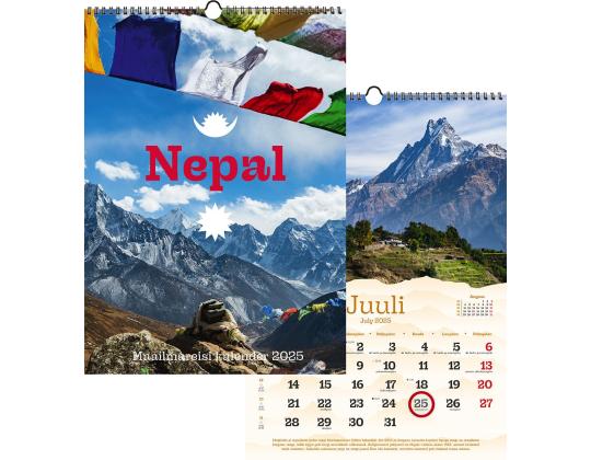 Seinäkalenteri "Travel Calendar TANZANIA" A3 00362