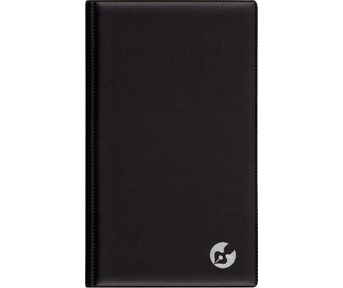 Kalenterimerkintä Miniboss DAY, kierresidottu, muovikannet (MUSTA) 00266/40097