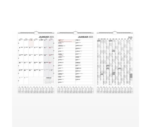 Pellavainen kalenteri MONO PLANNER 2911075000