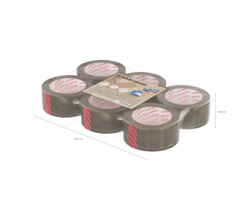 Pakkausteippi 48mmx50m ERICH KRAUSE ruskea 6 kpl/pkt