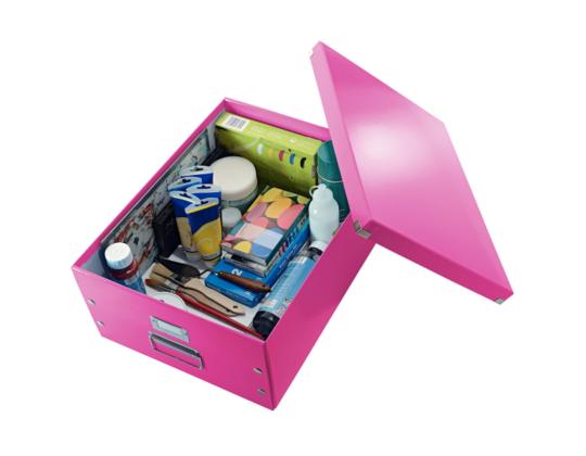 Arkistolaatikko 369x200x482mm (L) mm pinkki