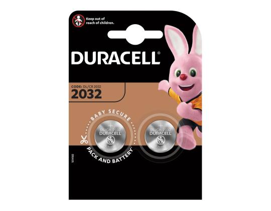 Paristot CR2032 DURACELL 3V 2 kpl