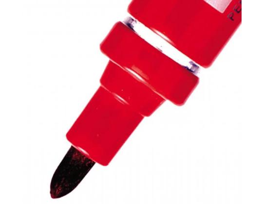 Pysyvä merkki PENTEL N50 kartiomaisella kärjellä metallirunko punainen