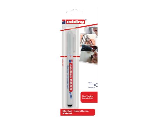 Pysyvä rakennemerkki pitkällä hienokärkisellä EDDING 8850 0,7-1mm musta