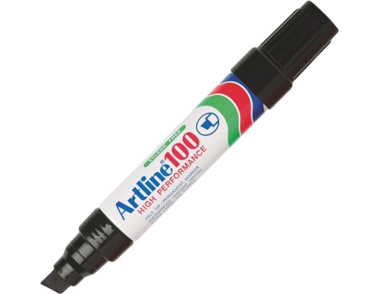Kestomerkki ARTLINE 100 7,5-12mm leikatulla kärjellä musta