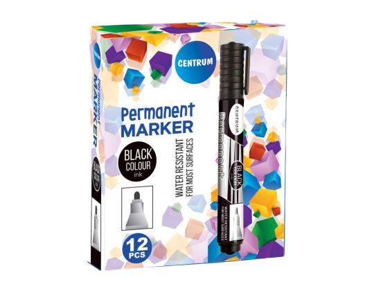 Permanentne marker CENTRUM 1-5mm koonilise otsaga must