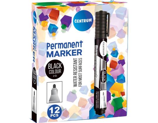 Permanentne marker CENTRUM 1-5mm koonilise otsaga must