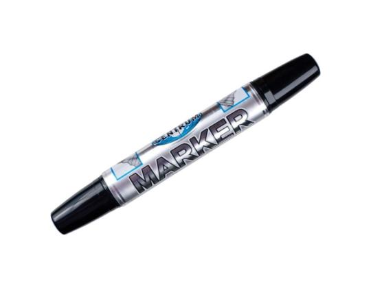 Pysyvä tussi CENTRUM, kaksi päätä 1-5mm ja 3,0mm musta
