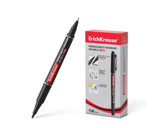 Permanentne marker ERICH KRAUSE P-80 kahe otsaga 0,5/2,0mm must
