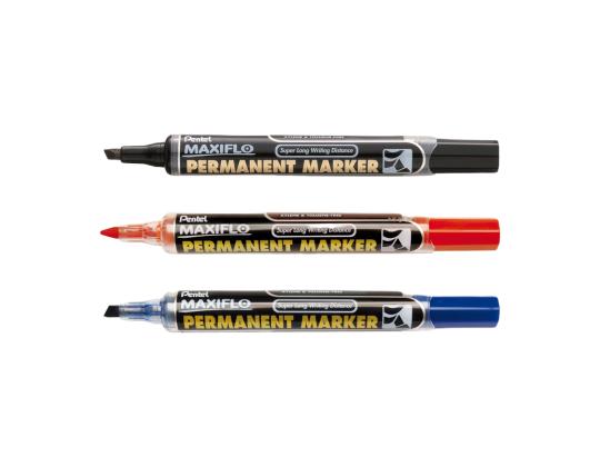 Pysyvä tussi leikatulla kärjellä PENTEL NLF60 musta