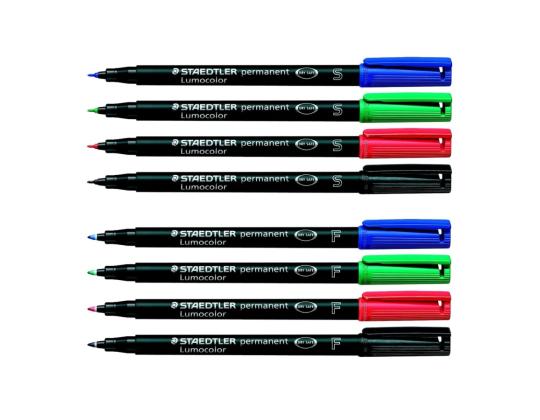 Pysyvä tussi OHP STAEDTLER Lumocolor 313 S 0,4mm musta