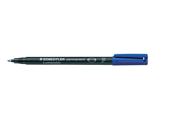 Pysyvä tussi OHP STAEDTLER Lumocolor 318 F 0,6mm sininen