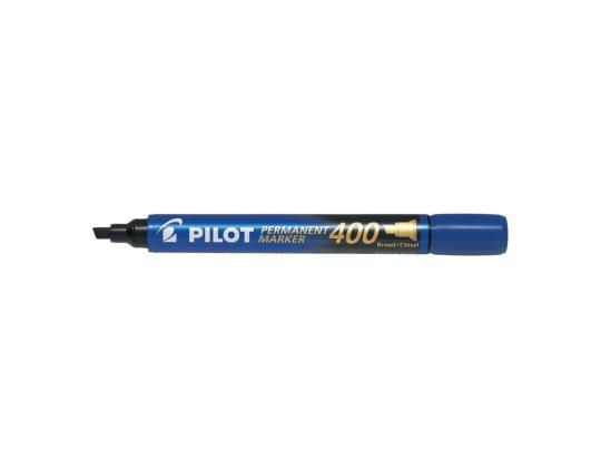 Pysyvä tussi PILOT 400, leikattu pää 4mm sininen