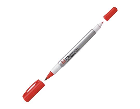 Pysyvä tussi SAKURA Identi-Pen kahdella päällä 0,4/1,0 mm punainen