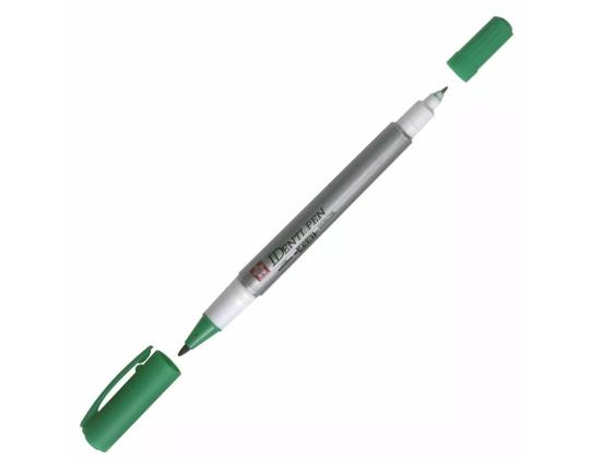 Pysyvä tussi SAKURA Identi-Pen kahdella päällä 0,4/1,0 mm vihreä