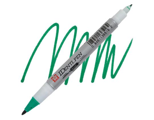 Pysyvä tussi SAKURA Identi-Pen kahdella päällä 0,4/1,0 mm vihreä