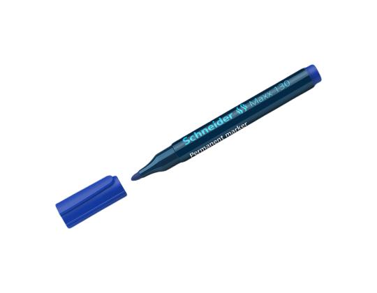 Pysyvä tussi SCHNEIDER 130 kartiomaisella kärjellä 1-3mm sininen
