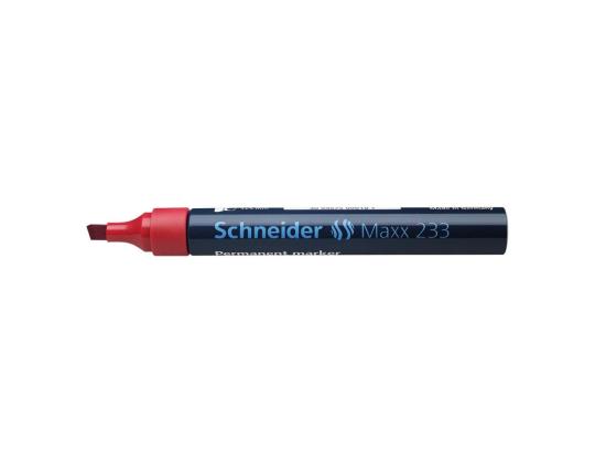 Pysyvä tussi SCHNEIDER Maxx 233 punainen leikatulla kärjellä