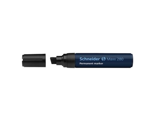 Pysyvä tussi leikatulla kärjellä SCHNEIDER MAXX 280 4-12mm musta