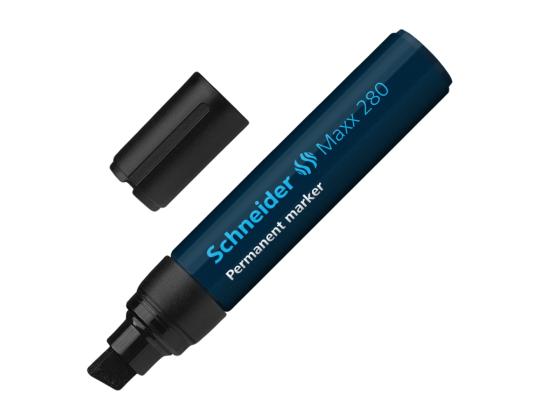 Pysyvä tussi leikatulla kärjellä SCHNEIDER MAXX 280 4-12mm musta
