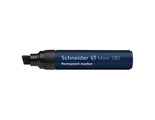 Pysyvä tussi leikatulla kärjellä SCHNEIDER MAXX 280 4-12mm musta