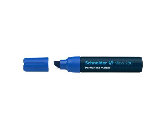 Permanentne marker SCHNEIDER Maxx 280 lõigatud ots 4-12mm sinine
