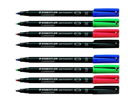 Pysyvä tussi OHP STAEDTLER Lumocolor 317M 1.0mm musta