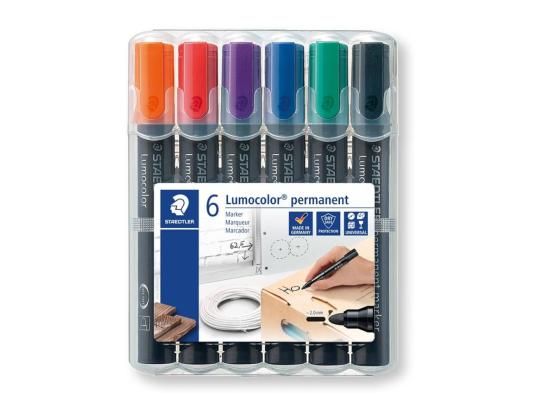 Permanentne marker STAEDTLER Lumocolor 352 koonilise otsaga 2,0mm punane