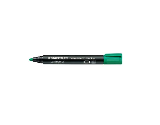 Pysyvä tussi STAEDTLER Lumocolor 352 kartiomaisella kärjellä 2mm vihreä
