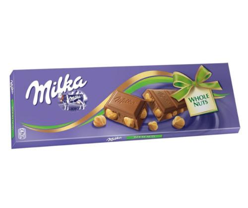Suklaa MILKA tervete pähklitega 200g