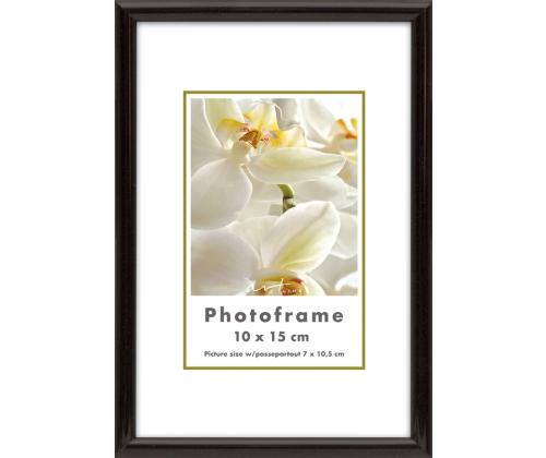 Kuvakehys 10x15cm DECOLINE hieno kehys musta