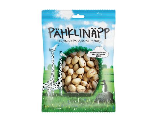 Pistaasipähkinät merisuolalla PAHKLINÄPP 200g