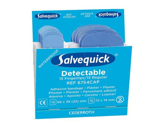 Kipsisarja metallinauhalla elintarviketeollisuudelle SALVEQUICK 180 kpl pakkauksessa