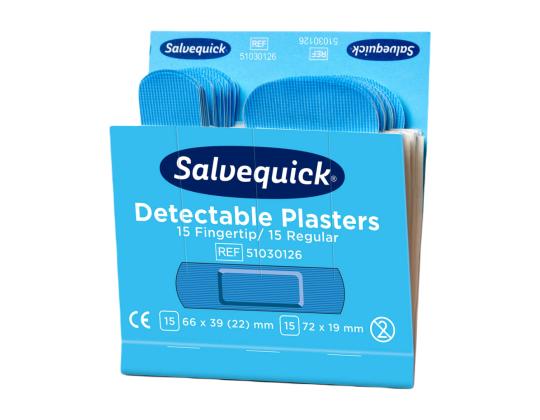 Kipsisarja metallinauhalla elintarviketeollisuudelle SALVEQUICK 180 kpl pakkauksessa