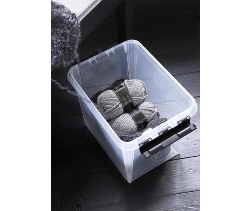 Muovilaatikko kannella SMARTSTORE Classic 34x25x27cm 14L