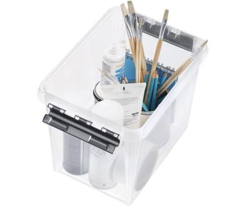 Muovilaatikko kannella SMARTSTORE Classic 34x25x27cm 14L