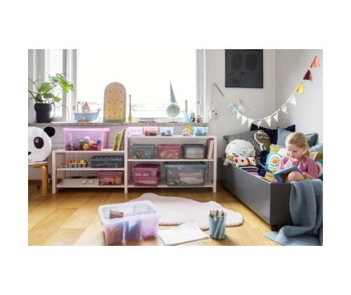 Muovilaatikko kannella SMARTSTORE Classic 18x30x40xm 14L