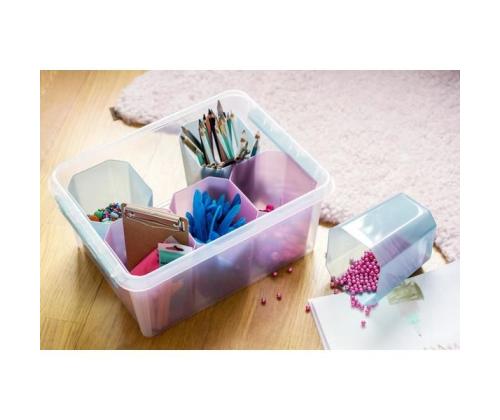 Muovilaatikko kannella SMARTSTORE Classic 18x30x40xm 14L