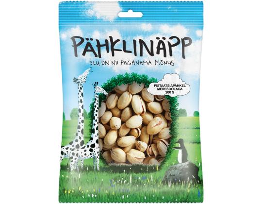 Pistaasipähkinät merisuolalla PAHKLINÄPP 500g