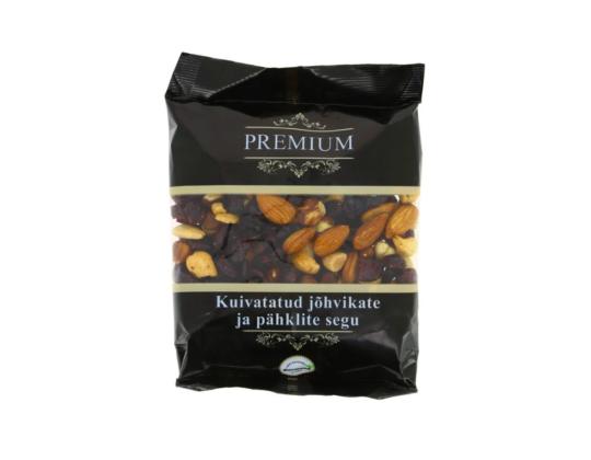 PREMIUM Kuivattu karpalo ja pähkinä seos 300g