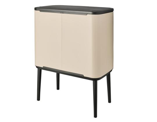 Roskakori 11+23L BRABANTIA Bo Touch Bin, roskakori jaloissa, beige