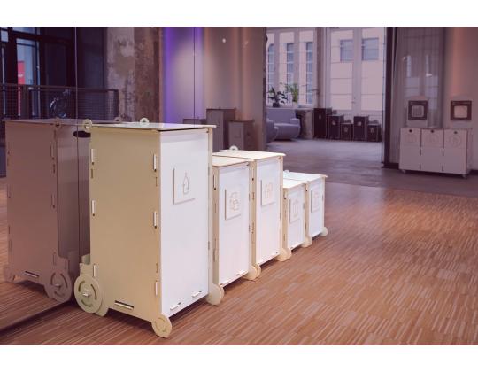 Jäteastia 30L lajitteluasema SORTAIDER Moduulit W30