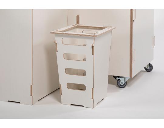 Jäteastia 3x40L & 1x10L lajitteluasema SORTAIDER Container W4