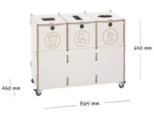 Roskien lajitteluasema SORTAIDER Container W3