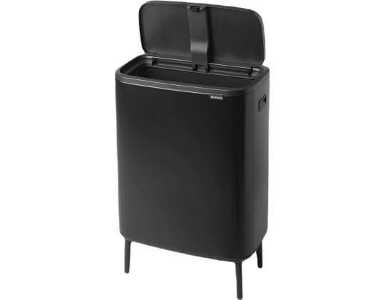 Roskakori BRABANTIA Bin Hi, roskakori jaloissa 2x30L, musta