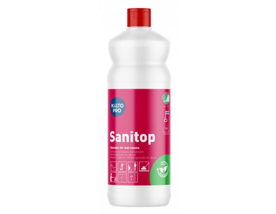 Puhdistusaine saniteettitiloihin KIILTO Pro Sanitop 1L